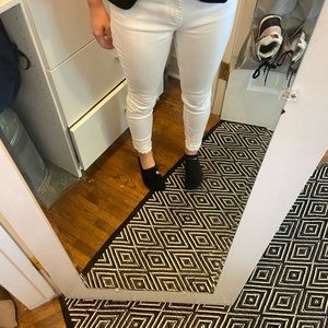 Loft white jeans, 26